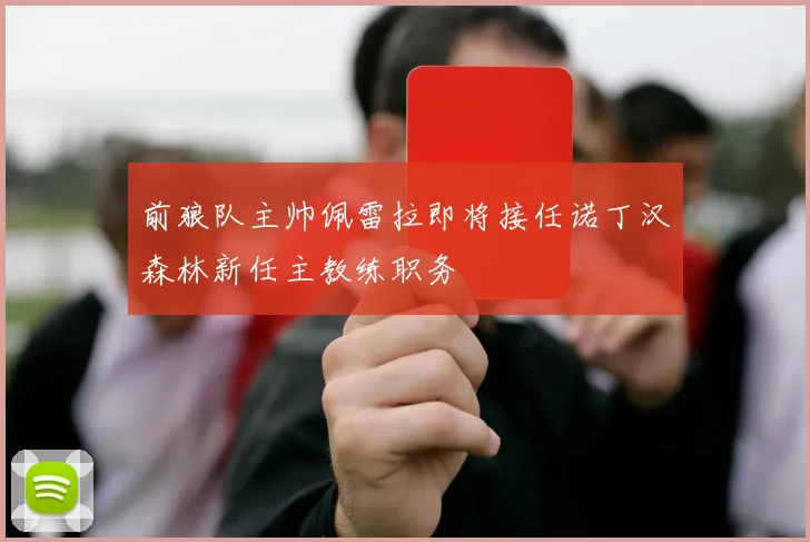 前狼队主帅佩雷拉即将接任诺丁汉森林新任主教练职务